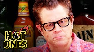Johnny Knoxville Gets Smoked By Spicy Wings  Hot Ones