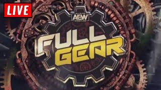  AEW Full Gear 2023 Live Stream  MJF v JAY WHITE  YOUNG BUCKS v GOLDEN JETS Watch Along