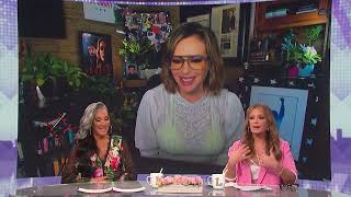 Leah Remini and Michelle Visage Guest Host Wendy Williams Guest Alyssa Milano May 9 2022