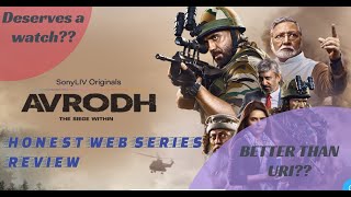 Avrodh REVIEW  SonyLiv Web Series  Amit Sadh Darshan Kumar Raj Acharya