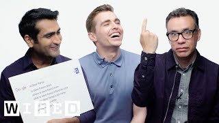 Dave Franco Kumail Nanjiani and Fred Armisen Answer the Webs Most Searched Questions  WIRED