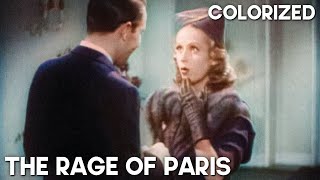 The Rage of Paris  COLORIZED  Classic Movie  Danielle Darrieux