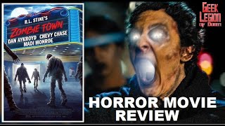 ZOMBIE TOWN  2023 Dan Aykroyd  RL Stine Zombies Family Comedy Horror Movie Review