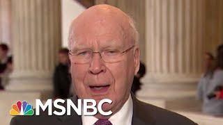 Senator Patrick Leahy Government Shutdown Would Humiliate Our Country  Velshi  Ruhle  MSNBC