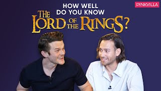 The Lord of the Rings The Rings of Power Cast play the LOTR Quiz I Robert Aramayo I Maxim Baldry