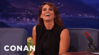 Amy Landeckers Nightmare Golden Globes RunIn With Don Cheadle  CONAN on TBS