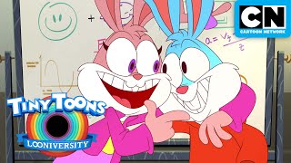 Babs and Busters Mischievous Hair Gel Prank  Tiny Toons Looniversity  Cartoon Network