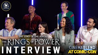 The Lord of the Rings The Rings of Power Interview  Charles Edwards Cynthia AddaiRobinson  More