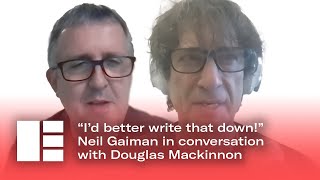 Neil Gaiman in conversation with Douglas Mackinnon  Edinburgh TV Festival 2021