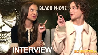 Madeleine McGraw  Mason Thames THE BLACK PHONE interview 2022