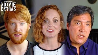 American Made  Onset visit with Domhnall Gleeson Monty Benito Martinez  Jayma Mays