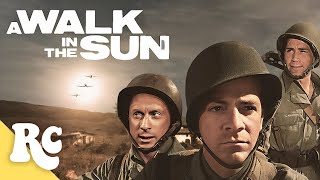 A Walk In The Sun The Definitive Restoration  Full Classic War Movie In HD  WW2  Retro Central