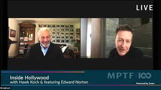 Edward Norton Inside Hollywood with Hawk Koch