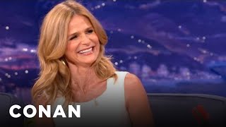 Kyra Sedgwick Reveals How Kevin Bacon Asked Her Out  CONAN on TBS