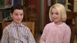 Young Sheldon Watch Iain Armitage and Mckenna Grace Interview Each Other Exclusive