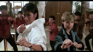Cynthia Rothrock kicking ass with Michelle Yeoh in Yes Madam