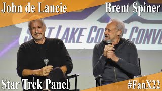 Star Trek  John de Lancie and Brent Spiner  Full PanelQA  Salt Lake FanX 2022