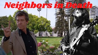 The Graves of Beach Boys Carl Wilson and Actor Paul Gleason