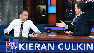 Kieran Culkin Came Straight From The Succession Set To His Late Show Interview Still In Costume