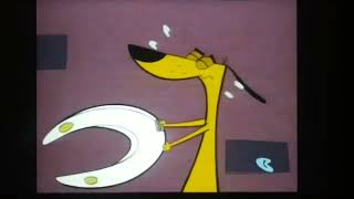 2 Stupid Dogs Little Dog crying about the Toilet Seat