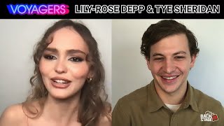 VOYAGERS Interview with LilyRose Depp Tye Sheridan  Neil Burger