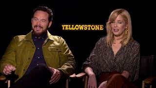 YELLOWSTONE Season 2 INTERVIEW Kelly Reilly and Cole Hauser 2019