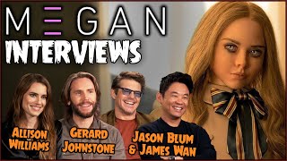 M3GAN Interviews  Jason Blum James Wan Allison Williams  Gerard Johnstone