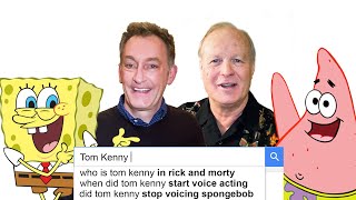SpongeBobs Tom Kenny  Bill Fagerbakke Answer the Webs Most Searched Questions  WIRED