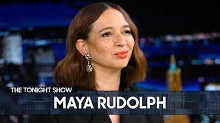 Maya Rudolph Spills on Her Dinner with VP Harris Loot and Disenchanted Extended  Tonight Show