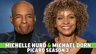 Star Trek Picard Season 3 Michael Dorn  Michelle Hurd on How the Final Season Feels Like a Movie