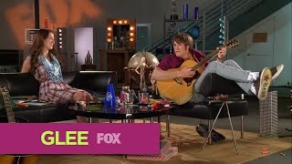 GLEE  FOX Lounge Melissa Benoist  Blake Jenner Duets