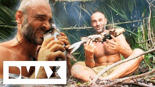 Ed Stafford Forced To Gut A Fish With His Bare Hands In Guatemala  Marooned With Ed Stafford