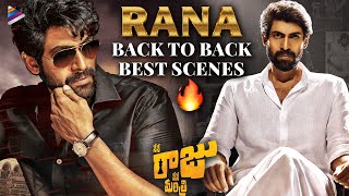 Rana Daggubati Back To Back Best Scenes  Nene Raju Nene Mantri Movie Scenes  Kajal Aggarwal