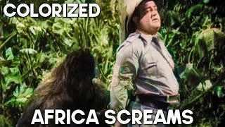 Africa Screams  COLORIZED  Bud Abbott  Action Movie  Adventure