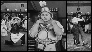 Just Dance  Buster Keaton Roscoe Arbuckle Al St John  The Cook 1918 Extract