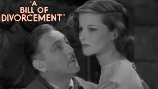 A Bill of Divorcement 1932 Film  Katharine Hepburn John Barrymore