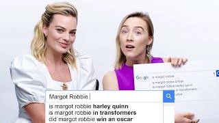 Margot Robbie  Saoirse Ronan Answer the Webs Most Searched Questions  WIRED