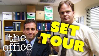 The Office Set Tour with Steve Carell and Rainn Wilson  A Peacock Extra  The Office US