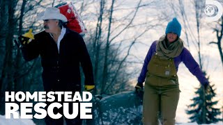 Helping a Family Survive Winter Storm Jonas  Homestead Rescue  Discovery