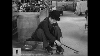 Charlie Chaplin  Modern Times  Roller Skating Scene