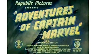Adventures of Captain Marvel 1941  colorized serial feature