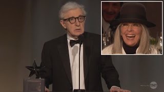 Woody Allen Roasts Diane Keaton as She Receives Lifetime Achievement Award