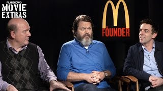 The Founder 2017 John Carroll Lynch Nick Offerman and BJ Novak talk about the movie