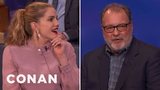 Anna Chlumsky  Kevin Dunn On Meeting Their Real Life Counterparts  CONAN on TBS