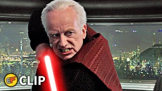 Mace Windu vs Palpatine  I am The Senate  Star Wars Revenge of the Sith 2005 Movie Clip HD 4K