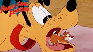 Food for Feudin 1950 Disney Cartoon Short Film  Pluto Chip and Dale