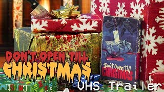 Dont Open Till Christmas 1984  VHS Trailer