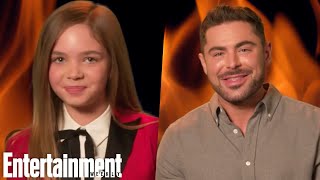 Zac Efron and Ryan Kiera Armstrong Talk Starring in Firestarter Remake  Entertainment Weekly