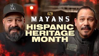 Emilio Rivera Clayton Cardenas  Cast on Hispanic Heritage Month  Mayans MC  FX