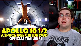 REACTION Apollo 10 12 A Space Age Childhood Trailer 1  Glen Powell Movie 2022
